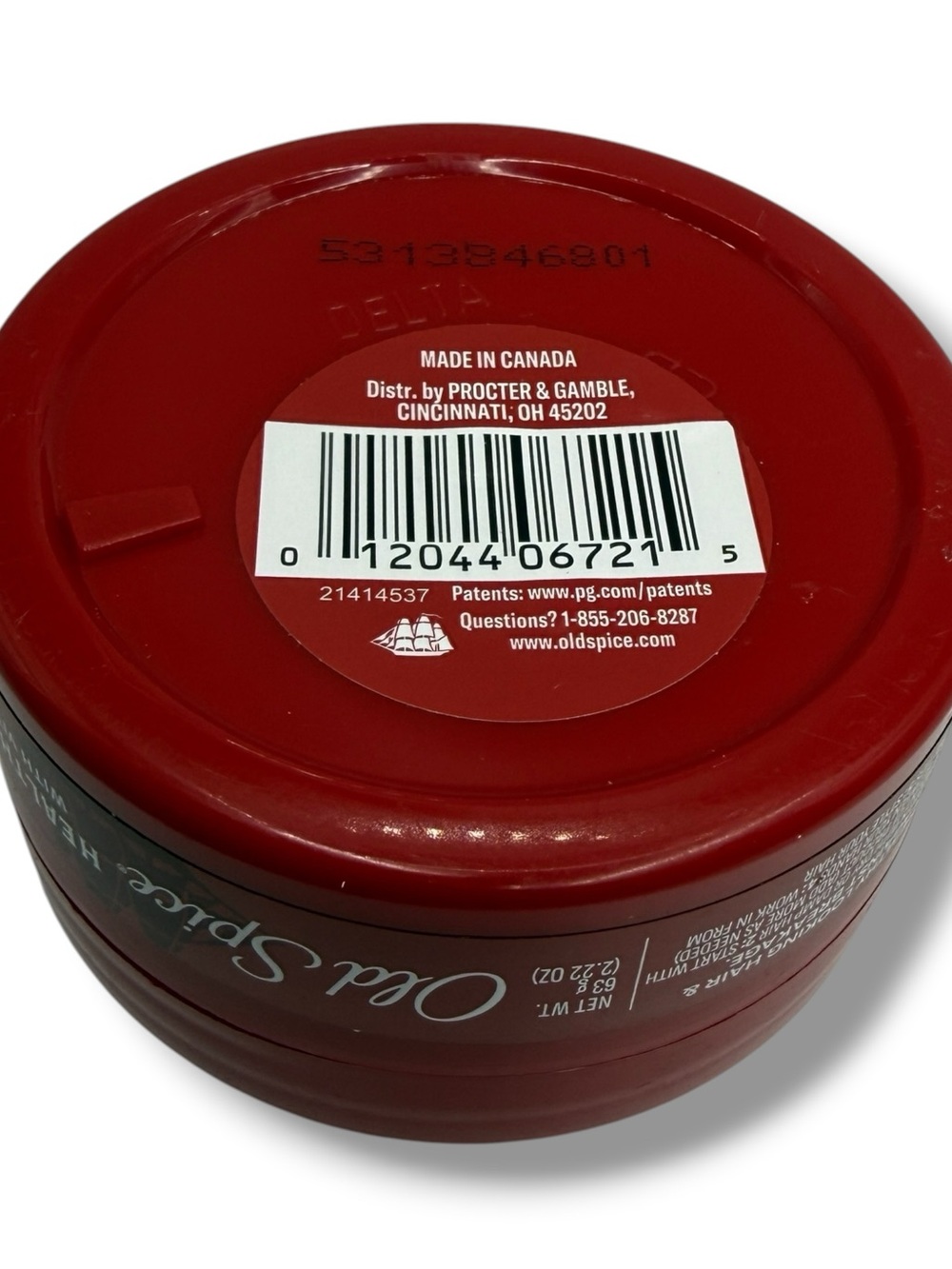 Old Spice‎ Classic Hair Pomade Medium Hold Matte Finish 2.22oz Healthy & Strong - Picture 7 of 7